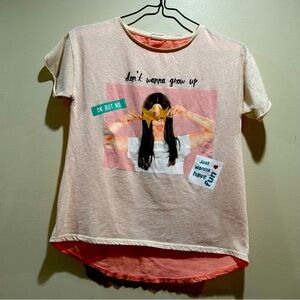 Zara girls casual collection t shirt. Size 11-12